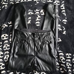 NOBO faux leather pants